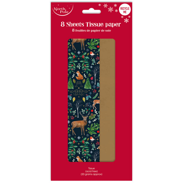 Woodland Tissue Paper (Pack of 8)