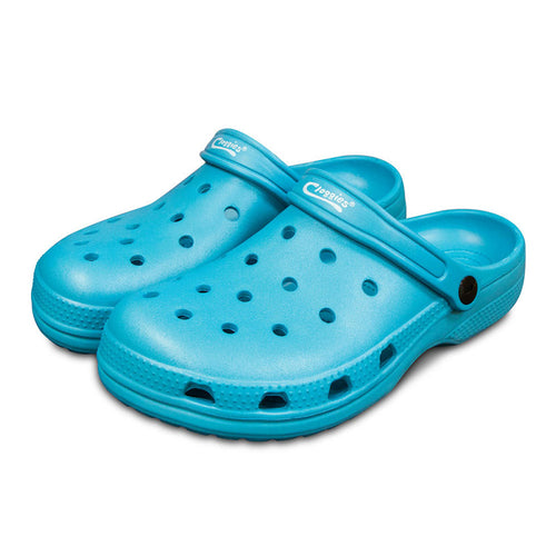 Town & Country Casual Cloggies in Teal Studio Image