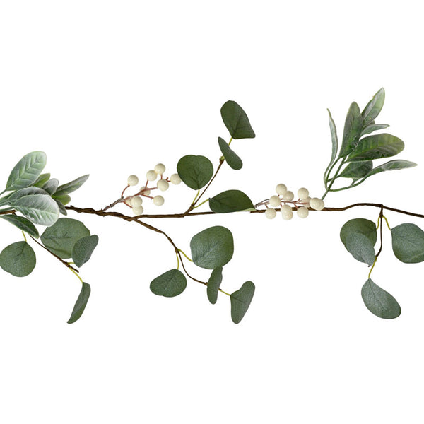 Everlands White Berry Garland