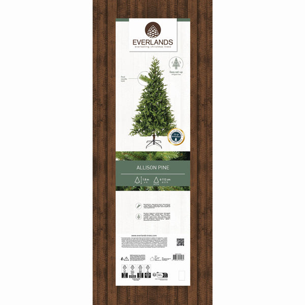 Everlands Allison Pine Artificial Christmas Tree 