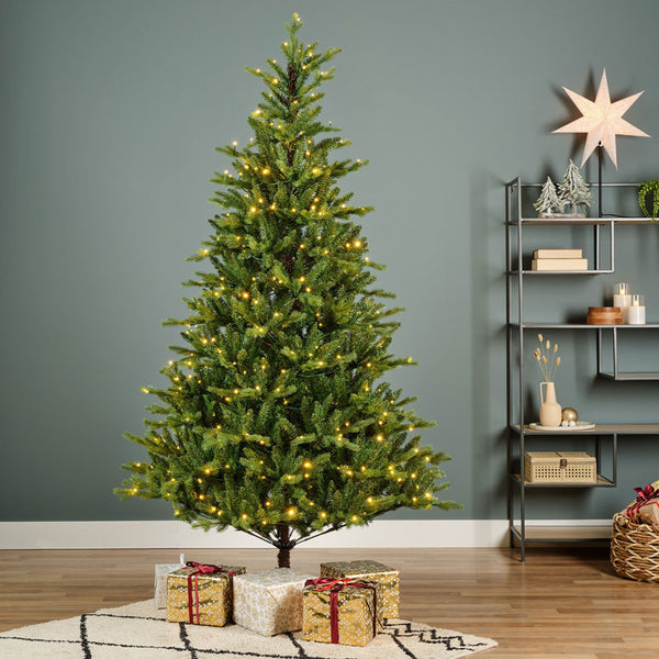 Everlands Allison Pine Colour-Switch Lit Christmas Tree - 7ft