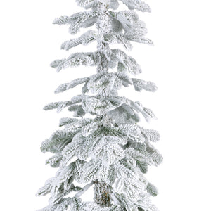 Everlands Alpine Fir Snowy Artificial Christmas Tree - 7ft