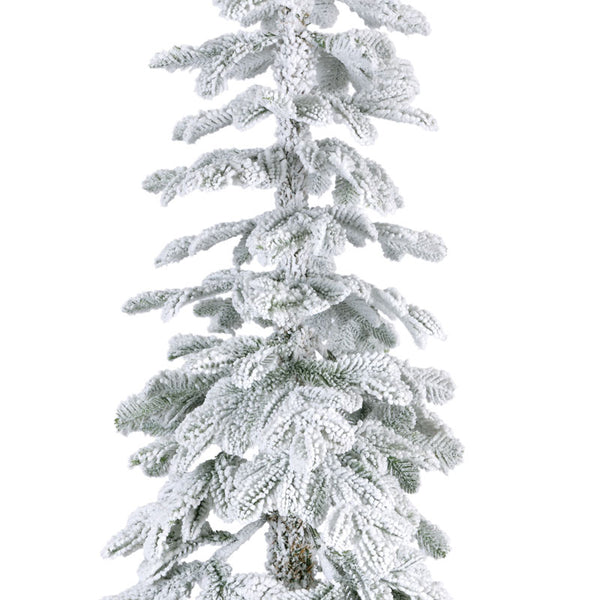 Everlands Alpine Fir Snowy Artificial Christmas Tree - 7ft