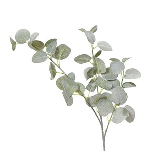 Everlands Eucalyptus Stem with Flock Finish (69cm)