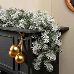 Everlands Snowy Imperial Garland - Extra Full