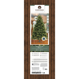 Everlands Freiburg Pine / Beaumont Pine Colour-Switch Lit Christmas Tree - 7ft