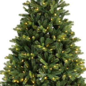 Everlands Freiburg Pine / Beaumont Pine Colour-Switch Lit Christmas Tree - 7ft
