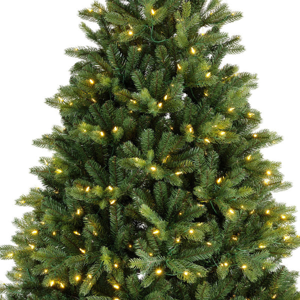 Everlands Freiburg Pine / Beaumont Pine Colour-Switch Lit Christmas Tree - 7ft