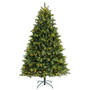Everlands Freiburg Pine / Beaumont Pine Colour-Switch Lit Christmas Tree - 7ft