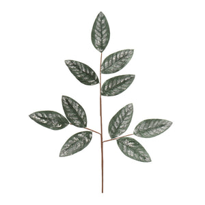 Everlands Frosted Velvet Leaf Stem - 79cm (Assorted Designs)