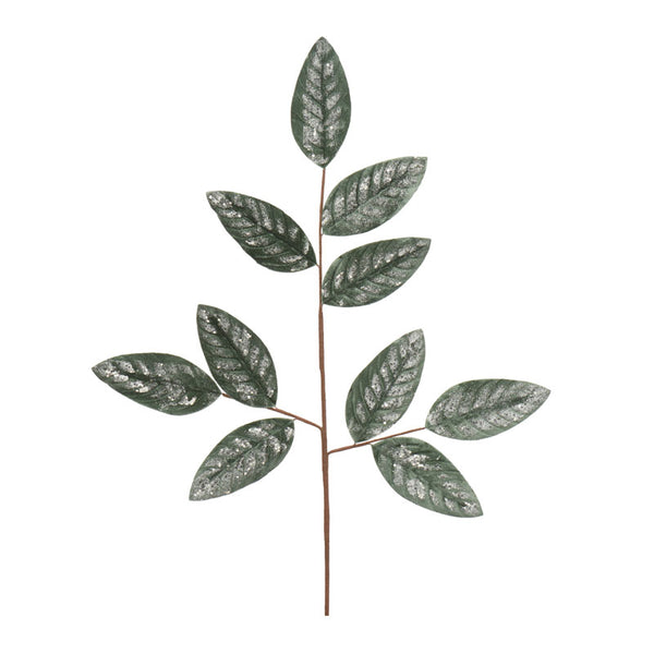 Everlands Frosted Velvet Leaf Stem - 79cm (Assorted Designs)
