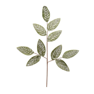 Everlands Frosted Velvet Leaf Stem - 79cm (Assorted Designs)