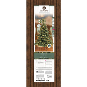 Everlands Geneva Fir Colour-Switch Lit Christmas Tree - 7.5ft
