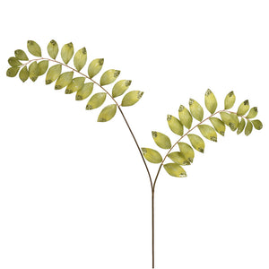 Everlands Lime Shimmer Leaf Spray (110cm)