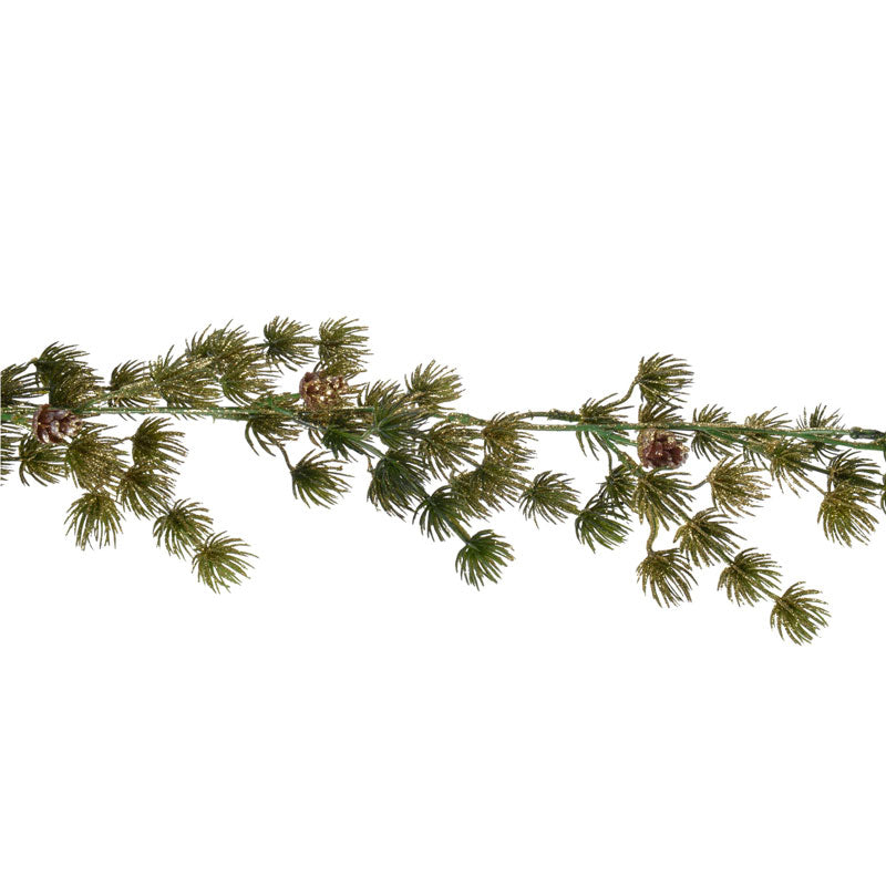 Everlands Needle Cluster & Pinecone Garland