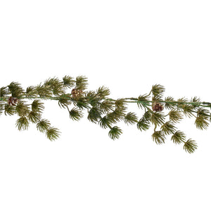 Everlands Needle Cluster & Pinecone Garland
