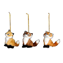 Gisela Graham Faux Fur Fox (Assorted Designs) image 0