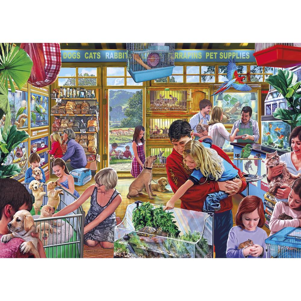 Gibsons Furry Friends 500 XL Piece Jigsaw Puzzle image 0