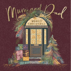 Woodmansterne Wonderful Times Door Christmas Card image 0