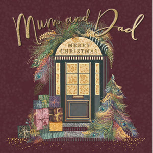 Woodmansterne Wonderful Times Door Christmas Card image 0
