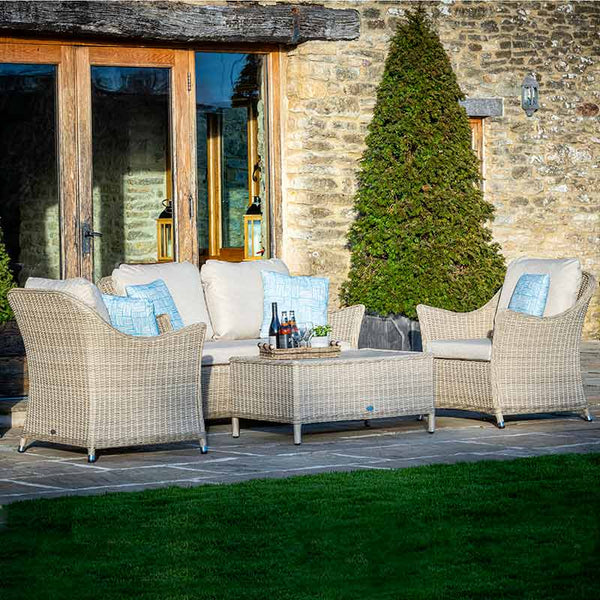 Bramblecrest Monterey Sandstone 4 Seater Garden Lounge Set image 0