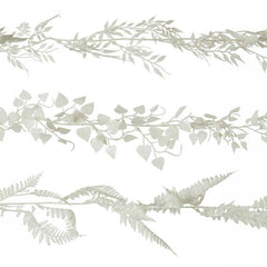 Everlands White Glitter Garland (Assorted Designs) image 0