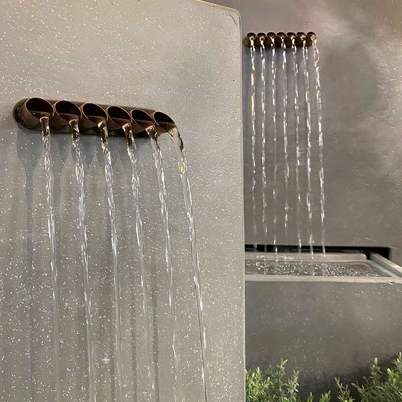 Planter Fountain Water Feature, 100cm Light Grey image 0