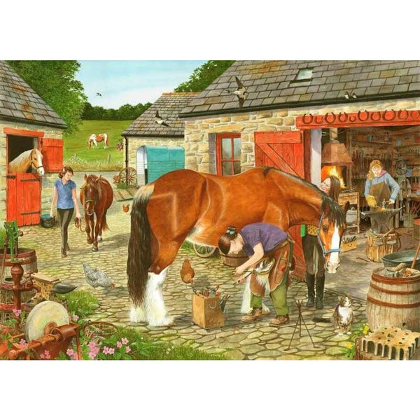 House Of Puzzles Shoe Shop 1000 Piece Jigsaw Puzzle image 0