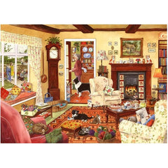 House of Puzzles In Time For Tea Big 500 Piece Jigsaw Puzzle image 0