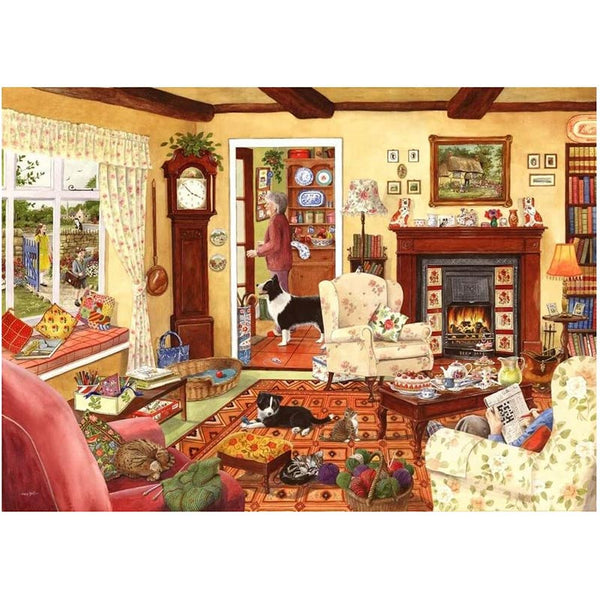 House of Puzzles In Time For Tea Big 500 Piece Jigsaw Puzzle image 0