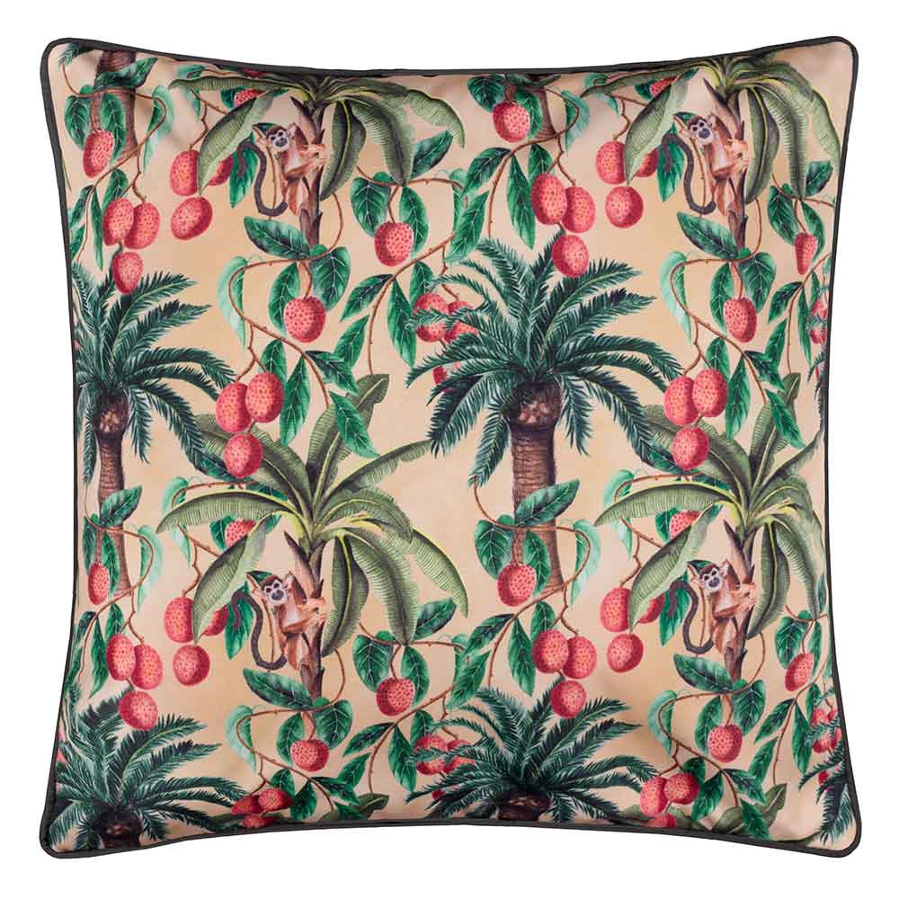 Wylder Monkey Palm Outdoor Cushion, 45 x 45cm - Papyrus image 0