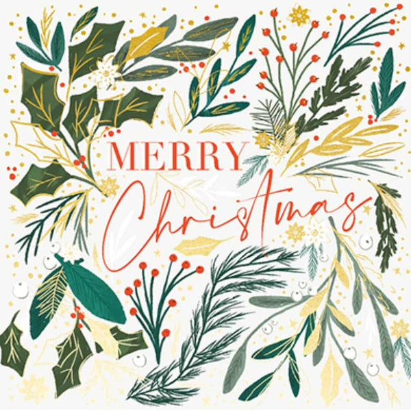 Ling Charity Christmas Cards - Festive Foliage (Pack of 6) image 0