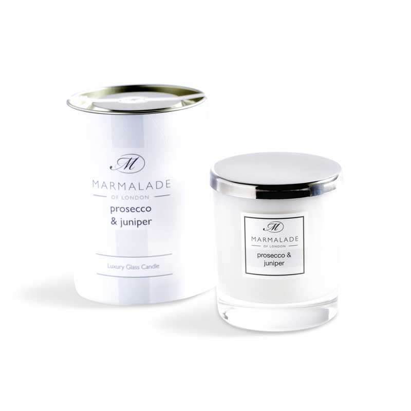 Marmalade Prosecco & Juniper Luxury Glass Candle image 0