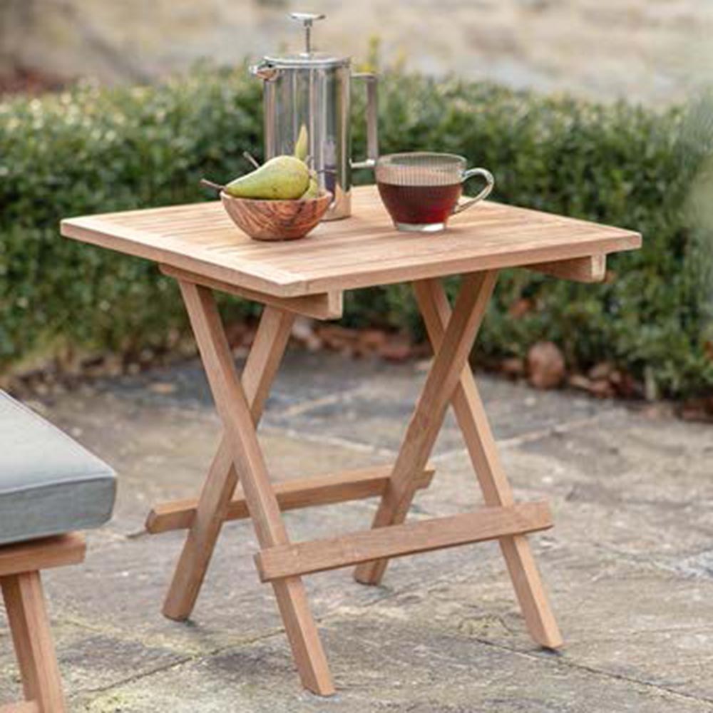 Bramblecrest Richmond Square Folding Wooden Table image 0