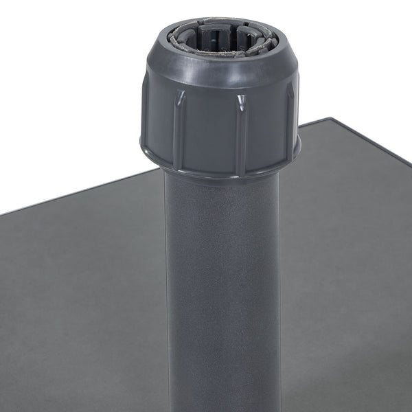 Platinum Ceramica Wheeled Parasol Base - Anthracite image 1
