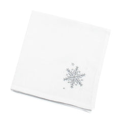Peggy Wilkins Snow Flowers Napkins (Pack of 4) image 0
