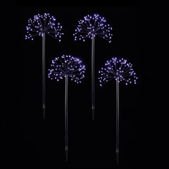 Premier Multi-Action LED Sputnik Path Finders - White (Set of 4) image 0
