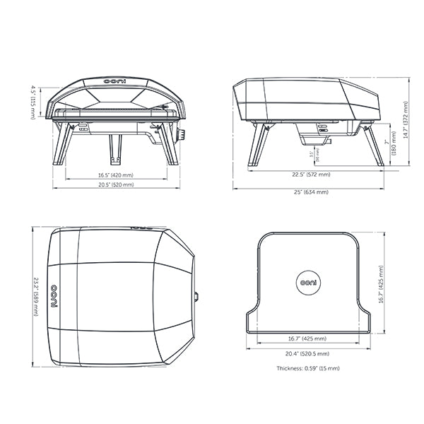 Ooni Koda 16 Gas Powered Pizza Oven image 4