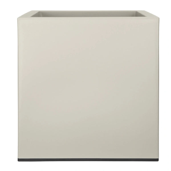 elho® Vivo Matt Finish Square Wheels 40cm Warm Grey Planter image 2