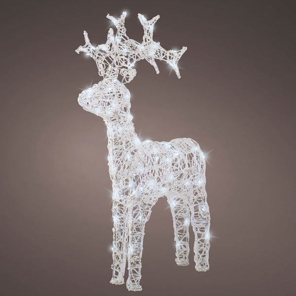 Lumineo LED Flashing Acrylic Deer - Cool White image 5