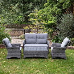 Supremo Tivoli 4-Seat Garden Lounge Set with Rectangular Coffee Table image 0