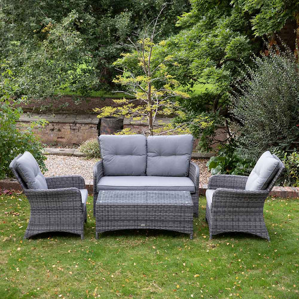 Supremo Tivoli 4-Seat Garden Lounge Set with Rectangular Coffee Table image 0