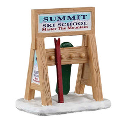 Lemax Ski Rack Sign image 0