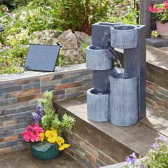 Smart Garden Pot Falls Solar Powered Water Feature image 0