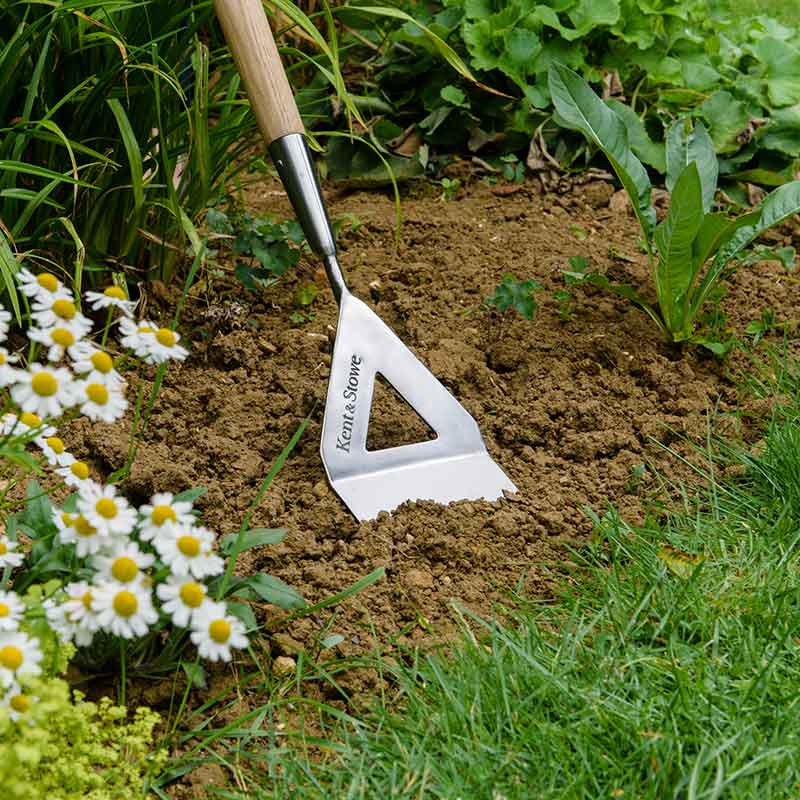Kent & Stowe Stainless Steel Long Handled Dutch Hoe image 0