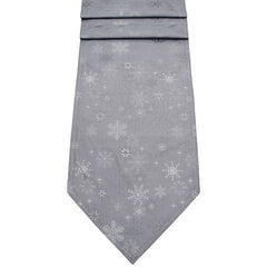 Peggy Wilkins Snow Crystal Table Runner - Grey image 0