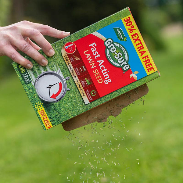Westland Gro-Sure Fast Acting Lawn Seed 10m sq. + 30% image 1