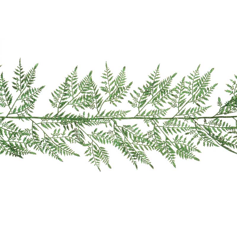 Floralsilk Leather Fern Garland image 0