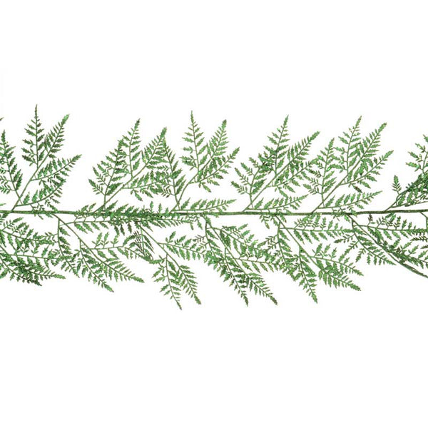 Floralsilk Leather Fern Garland image 0