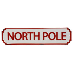 Festive North Pole Sign image 0